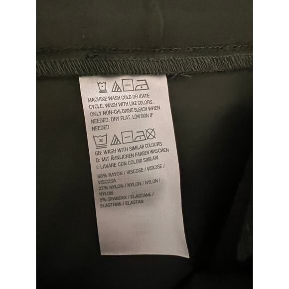 Susan Graver High Waisted Ankle Trouser Pants Green Women's Plus Size 2X NWOT - Picture 5 of 7